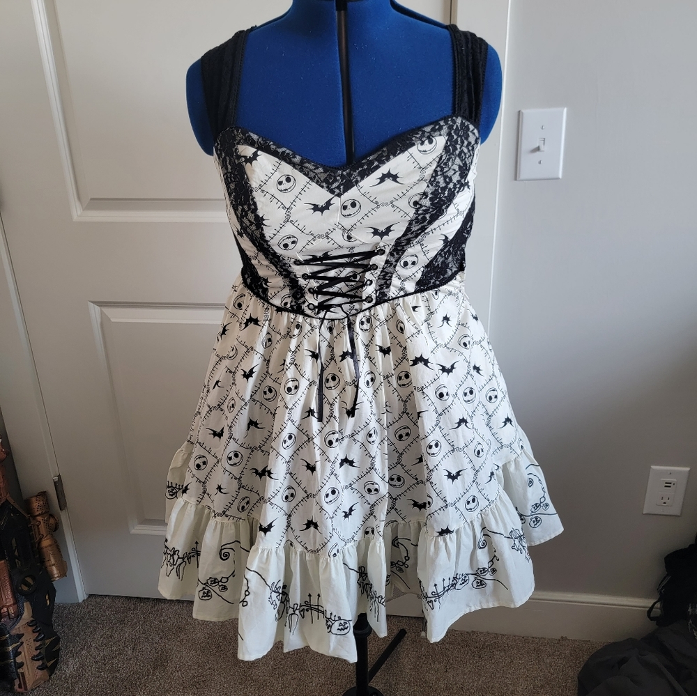 Hot topic jack skellington dress. Size large